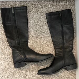 Aquatalia Black Over the Knee Boots